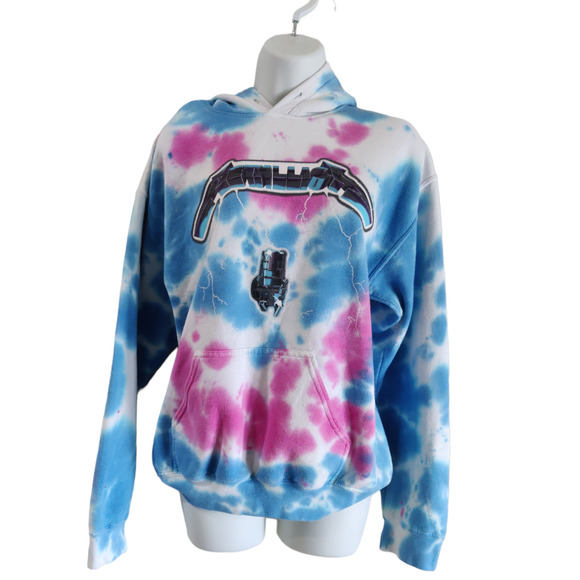Metallica Tops - Metallica Tie Dye Official Hoodie Size Medium #1316